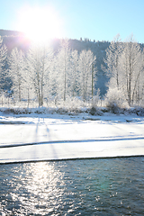 Image showing Frozen river