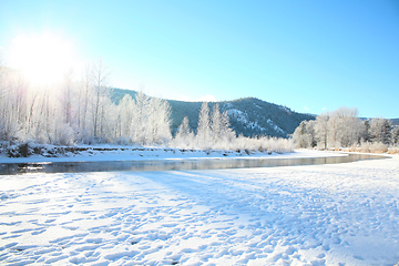 Image showing Frozen river