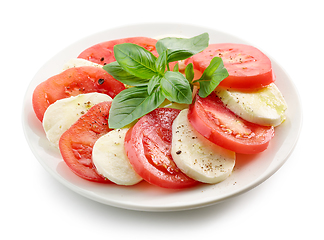 Image showing tomato and mozzarella 