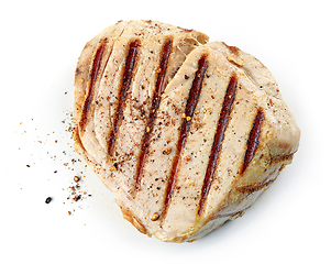 Image showing freshly grilled tuna steak