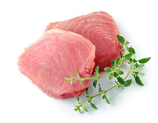 Image showing fresh raw tuna steak