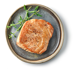 Image showing freshly roasted tuna steak