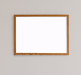 Image showing empty frame on wall