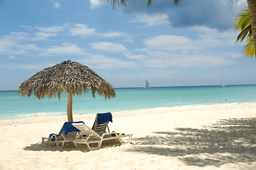 Image showing Tropical beach. The Dominican Republic, Saona Island