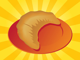 Image showing Croissant pastry