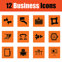 Image showing Business icon set