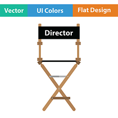Image showing Director chair icon