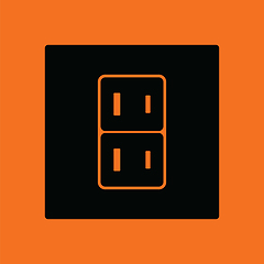 Image showing Japan electrical socket icon