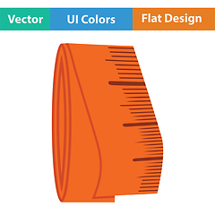 Image showing Tailor measure tape icon