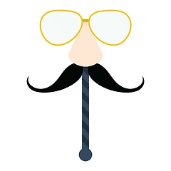 Image showing Glasses and mustache icon