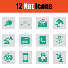 Image showing Set of Communication icons