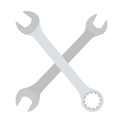 Image showing Crossed wrench  icon