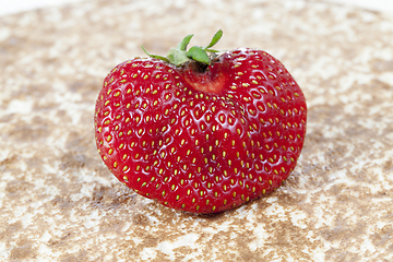 Image showing red delicious strawberries