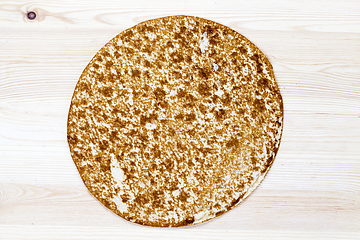 Image showing round thin bread