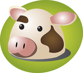 Image showing Cow cartoon