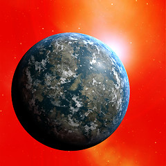 Image showing Planet earth illustration