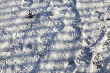 Image showing white snow