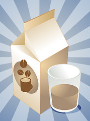 Image showing Coffee milk