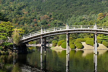 Image showing Traditional Ritsurin Garden in Japan