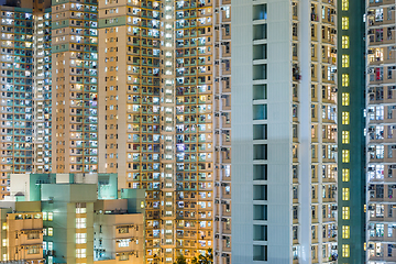 Image showing Exterior of building at night