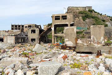 Image showing Battleship Island in Nagasaki city