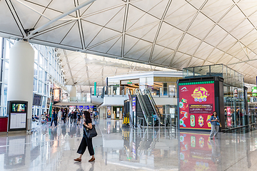 Image showing Hong Kong international airport, Hong Kong, September 2016 -:Hon