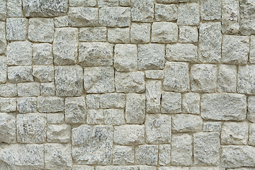 Image showing Rock brick wall texture