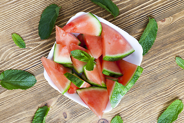 Image showing red watermelon