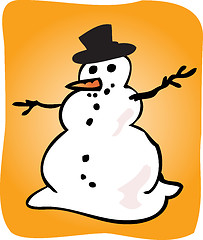 Image showing Snowman illustration