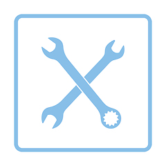 Image showing Crossed wrench  icon