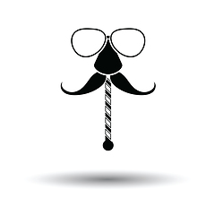 Image showing Glasses and mustache icon