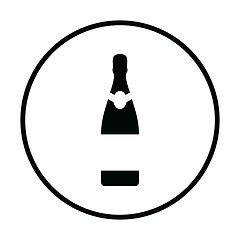 Image showing Party champagne and glass icon