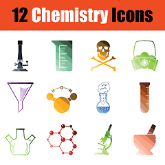 Image showing Chemistry icon set