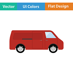 Image showing Commercial van icon