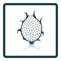 Image showing Icon of Dragon fruit