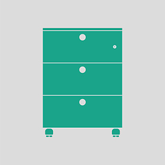 Image showing Office cabinet icon