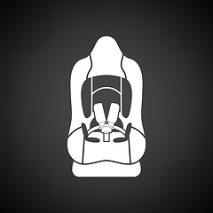 Image showing Baby car seat icon