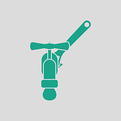 Image showing Icon of wrench and faucet