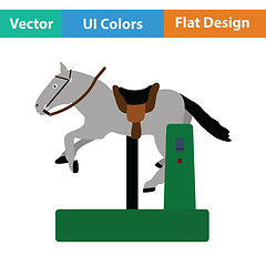 Image showing Horse machine icon