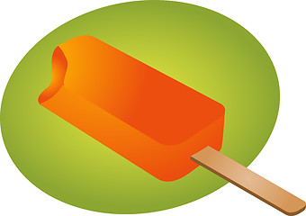 Image showing Frozen ice cream treat illustration