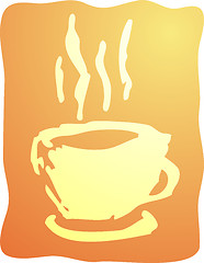 Image showing Cup of coffee illustration