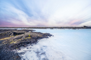 Image showing Blue lagoon filled with minerals