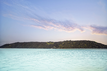 Image showing Blue lagoon with turquoise water