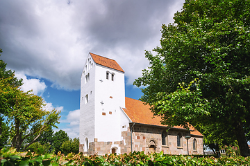 Image showing Danish church in the city of Stjaer in Jutland