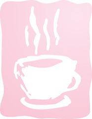 Image showing Cup of coffee illustration