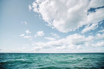 Image showing Turquoise water in a cold nordic sea