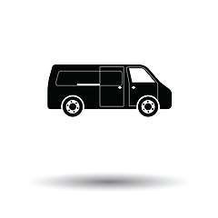 Image showing Commercial van icon