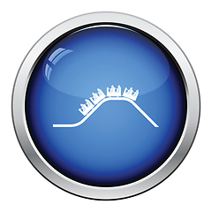 Image showing Small roller coaster icon