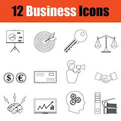 Image showing Business icon set