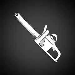 Image showing Chain saw icon